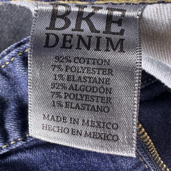 BKE Aaron Jeans Mens Size 30R 30x32 Blue Slim Fit Stretch Wiskered Denim - Picture 5 of 14